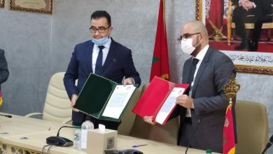 توقيع اتفاقية الشراكة بين المؤسسة البنكية التجاري وفابنك وغرفة التجارة والصناعة والخدمات لجهة كلميم وادنون