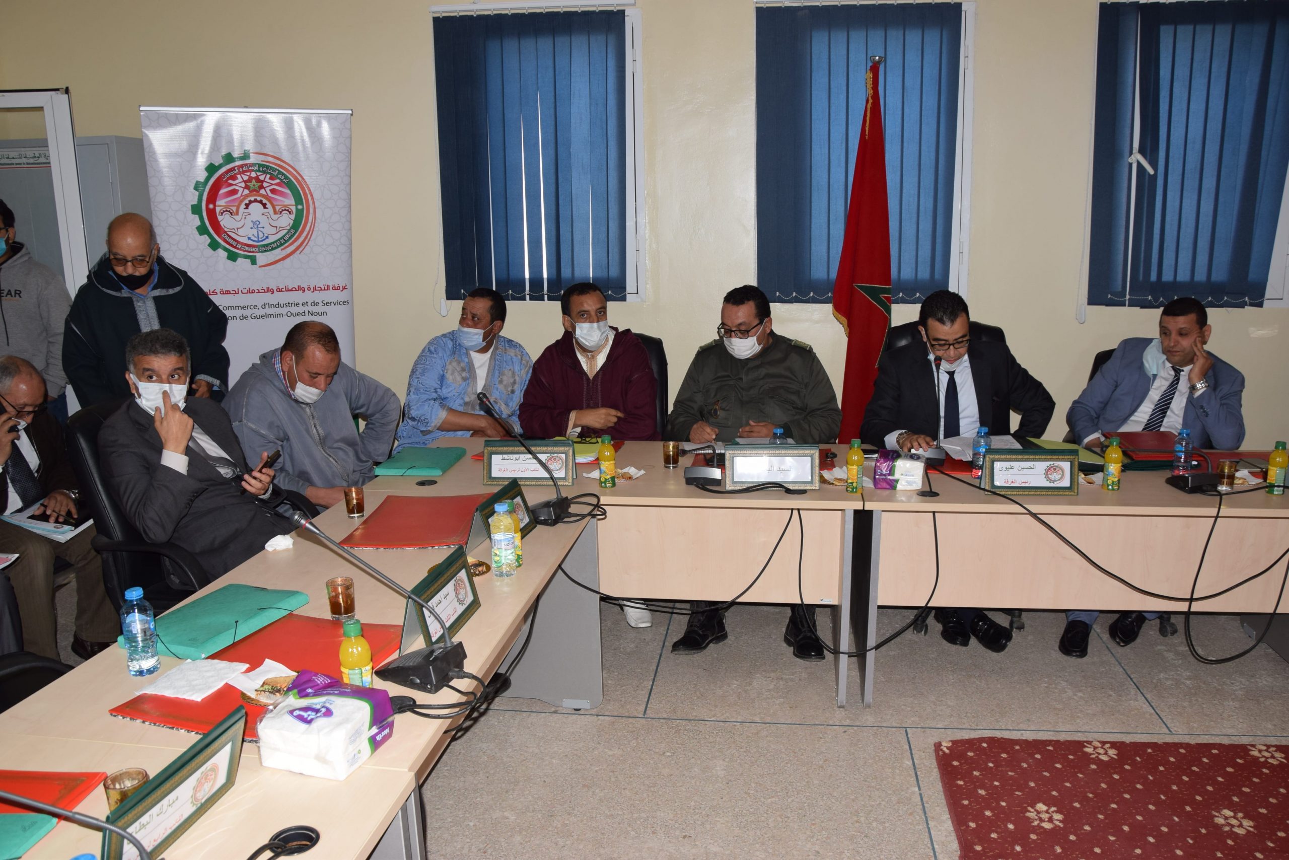 غرفة التجارة والصناعة والخدمات لجهة كلميم وادنون تعقد دورة أبريل العادية برسم سنة 2021 بالجماعة الترابية للأخصاص