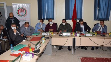 غرفة التجارة والصناعة والخدمات لجهة كلميم وادنون تعقد دورة أبريل العادية برسم سنة 2021 بالجماعة الترابية للأخصاص